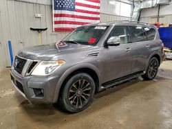 Nissan Armada salvage cars for sale: 2017 Nissan Armada sv
