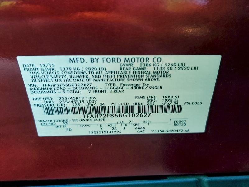 2016 Ford Taurus Limited