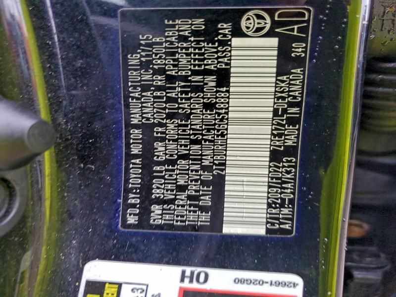 2016 Toyota Corolla l