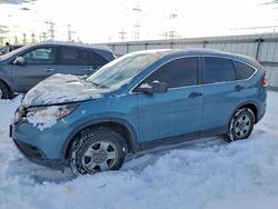 Salvage cars for sale from Copart Elgin, IL: 2013 Honda Cr-v lx