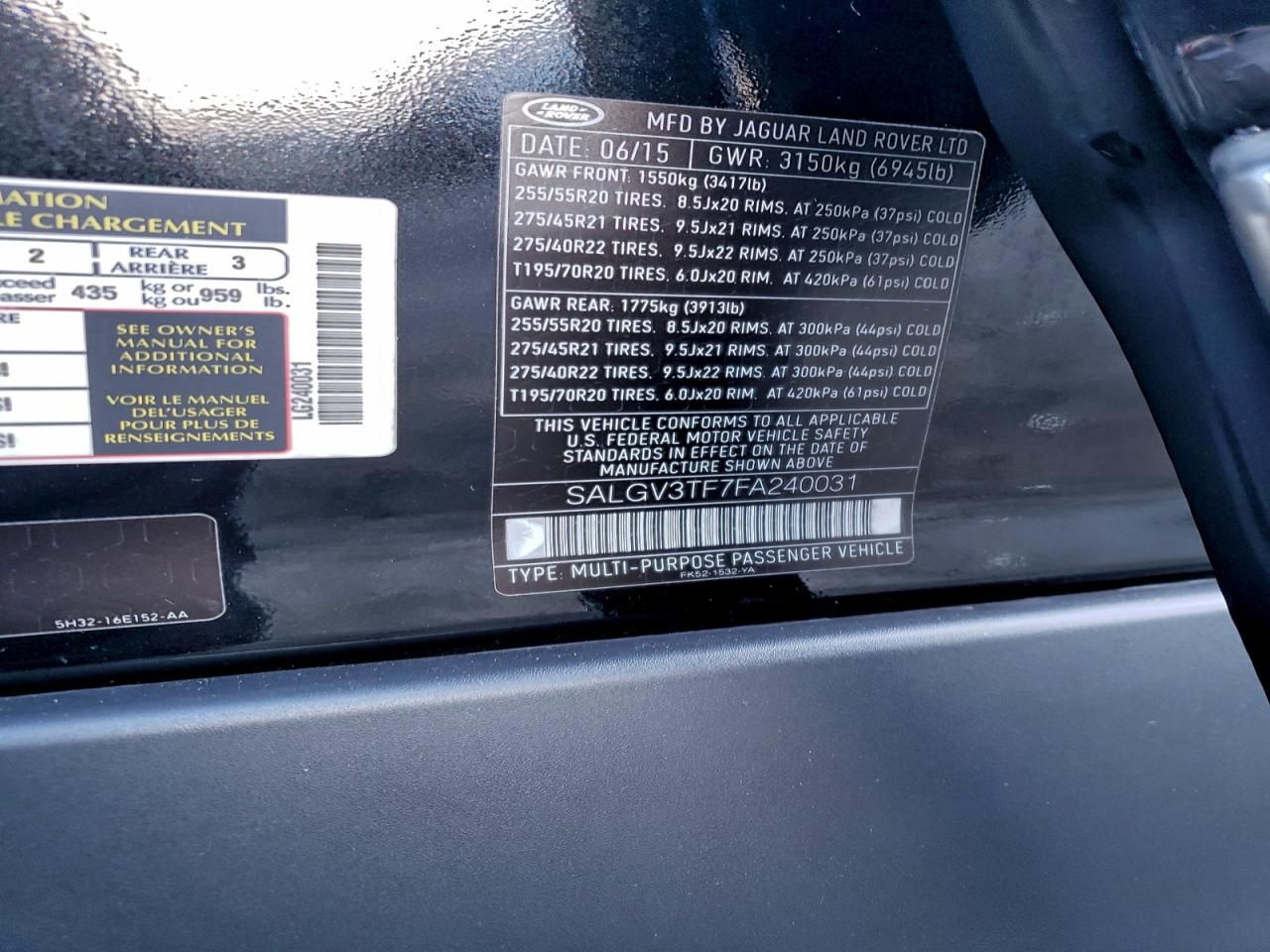 2015 Land Rover Range Rover Autobiography