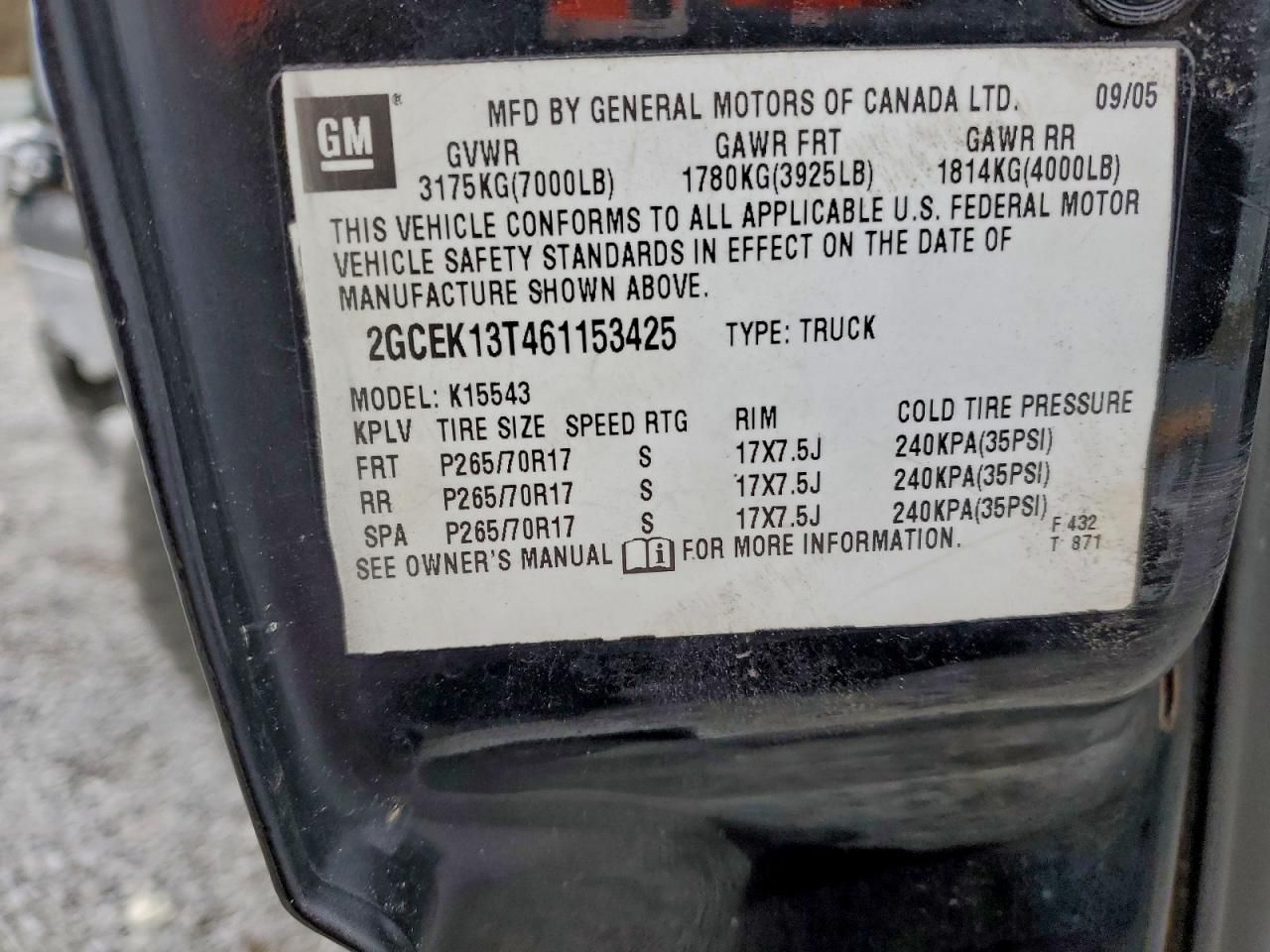 2006 Chevrolet Silverado K1500