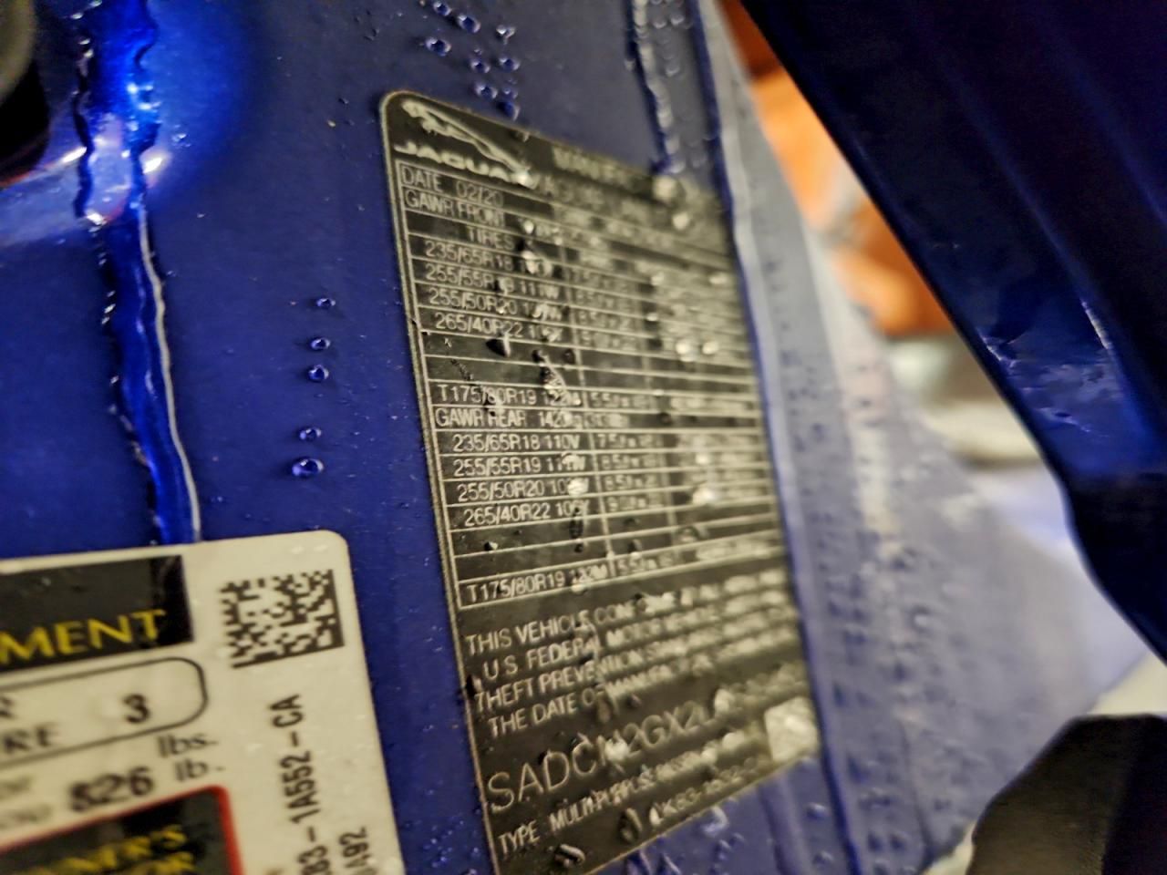 2020 Jaguar F-pace Portfolio