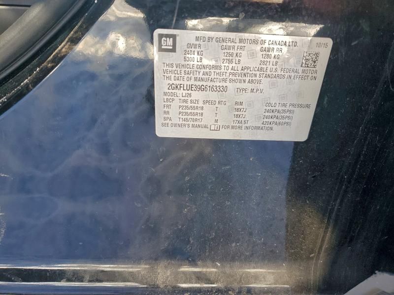 2016 GMC Terrain slt