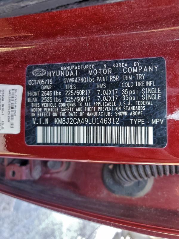 2020 Hyundai Tucson se