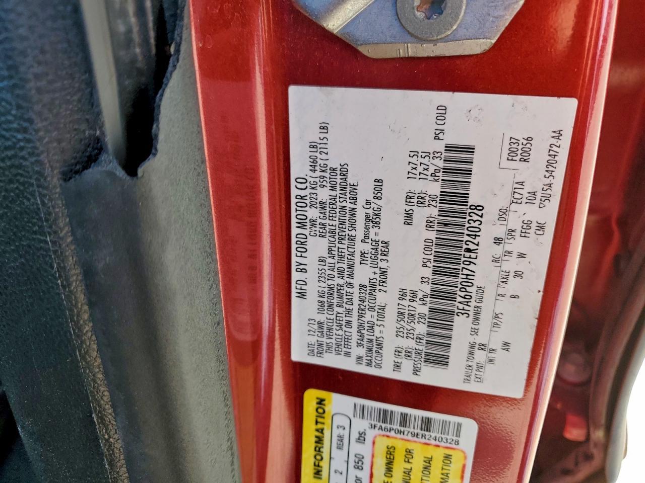 2014 Ford Fusion se