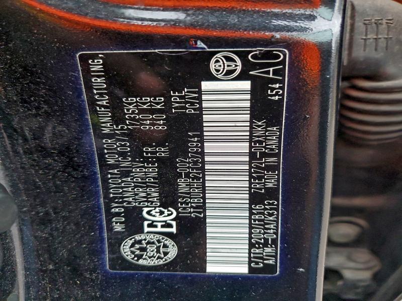 2015 Toyota Corolla l