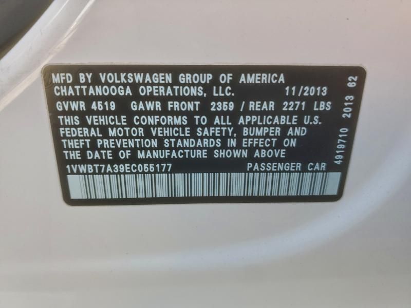 2014 Volkswagen Passat se