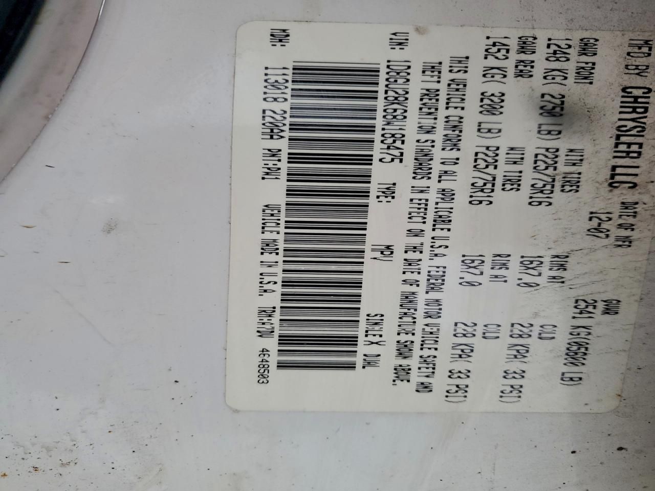 2008 Dodge Nitro sxt