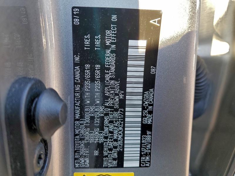 2019 Lexus Rx 350 Base