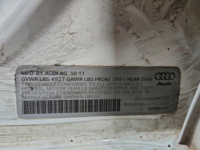 2012 Audi A4 Premium