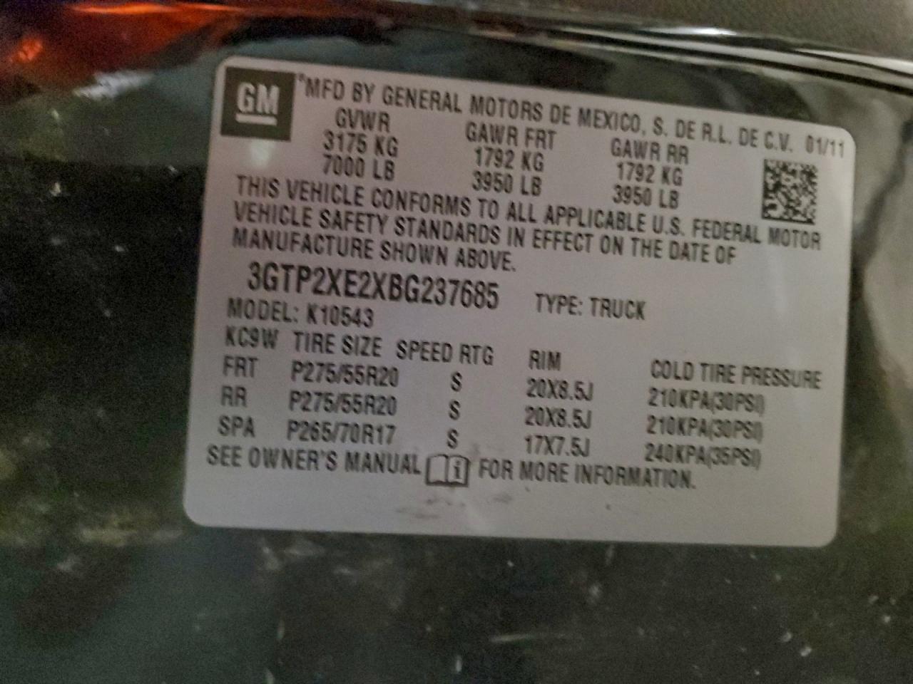 2011 GMC Sierra K1500 Denali