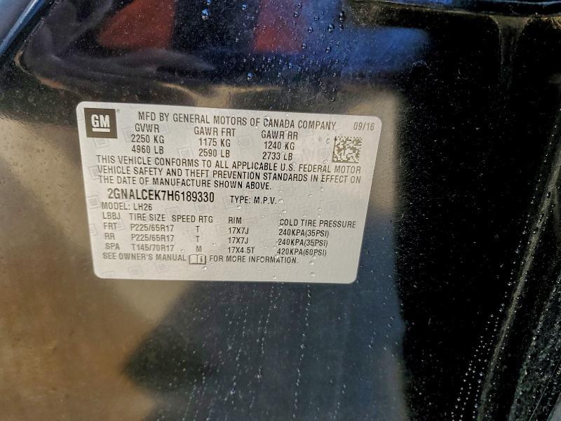 2017 Chevrolet Equinox lt