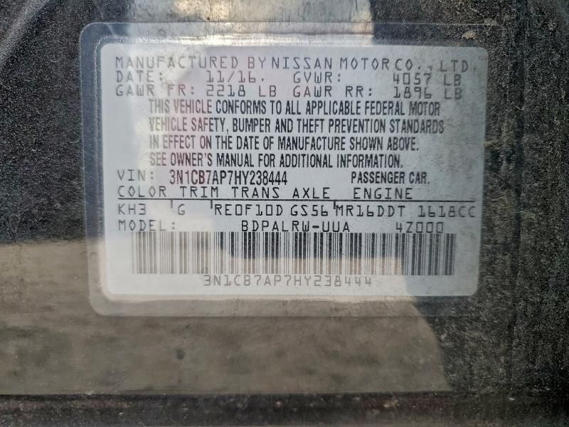 2017 Nissan Sentra sr Turbo