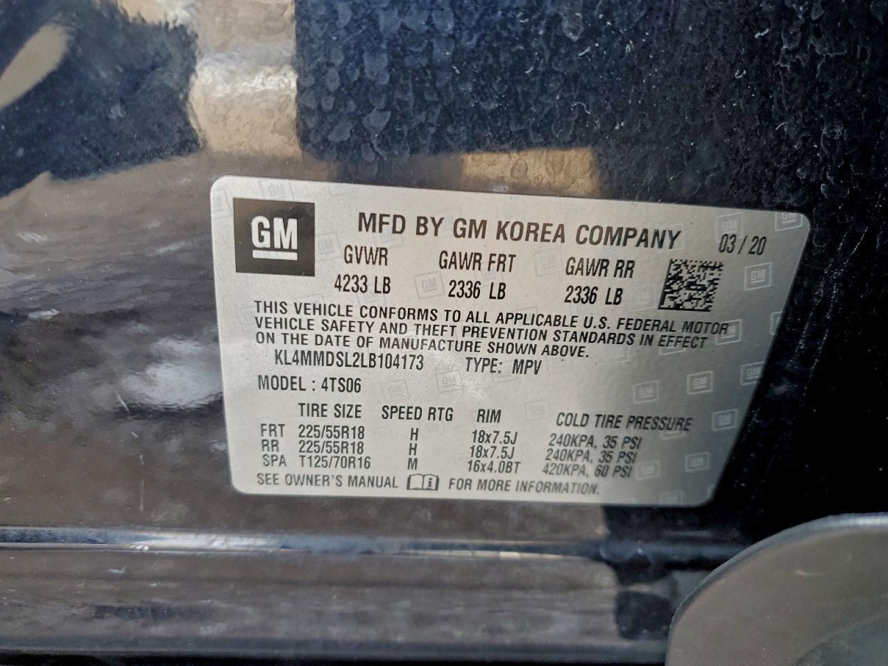 2020 Buick Encore gx Select