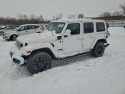 Jeep salvage cars for sale: 2021 Jeep Wrangler Unlimited Sahara 4XE