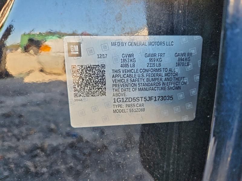 2018 Chevrolet Malibu lt