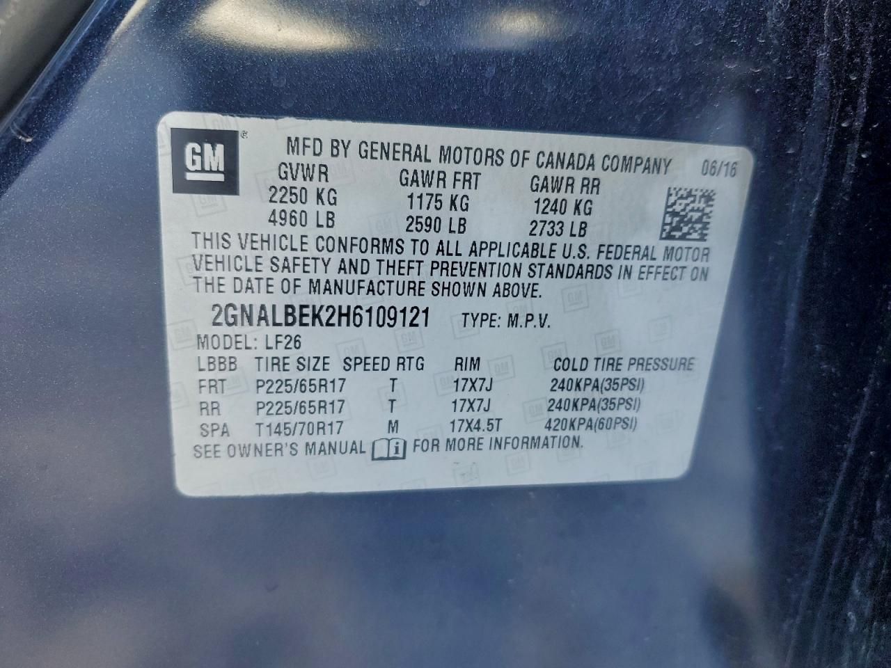 2017 Chevrolet Equinox ls