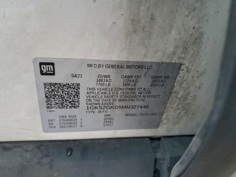 2021 GMC Yukon xl K1500 slt