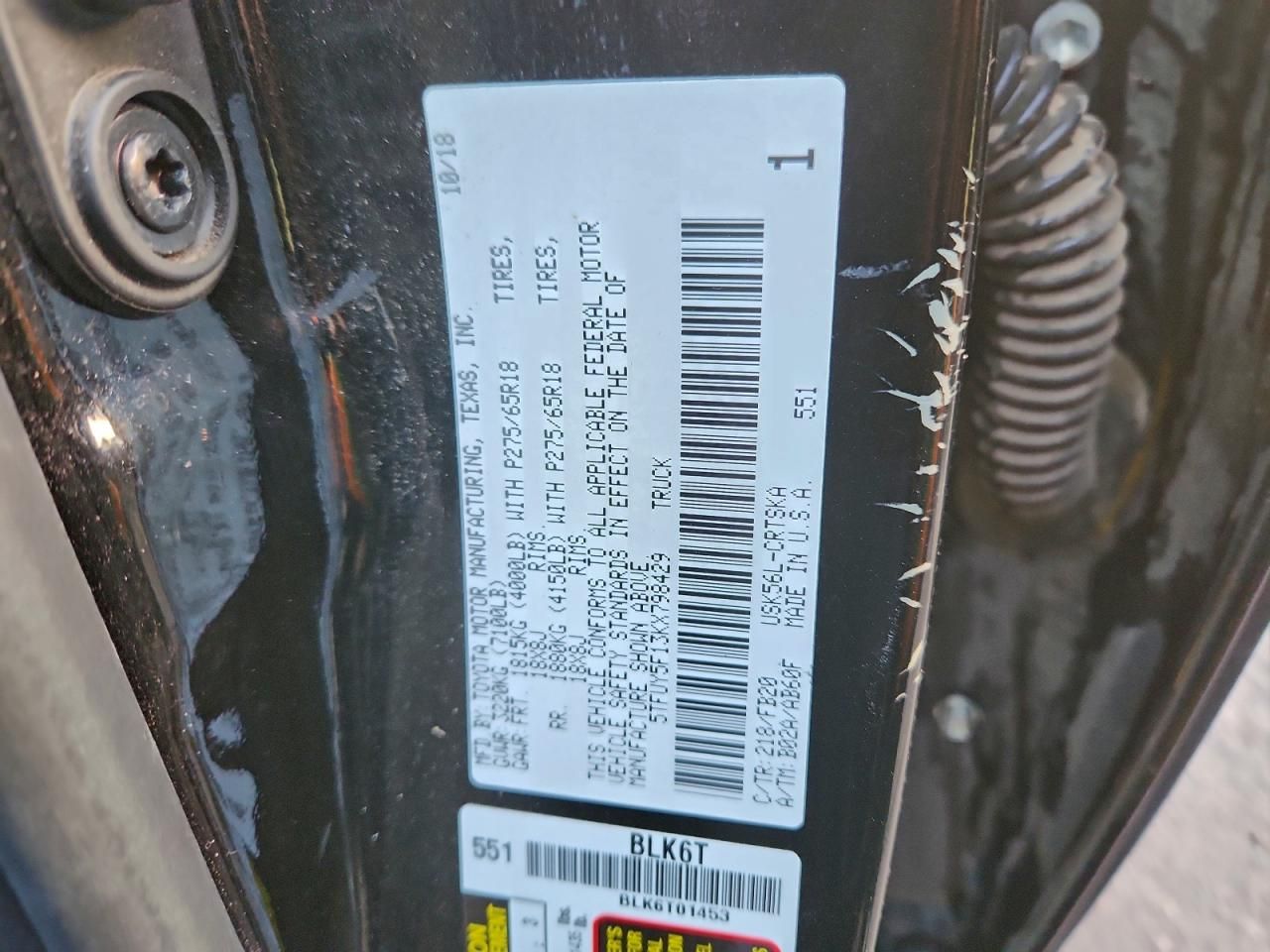 2019 Toyota Tundra Double cab sr