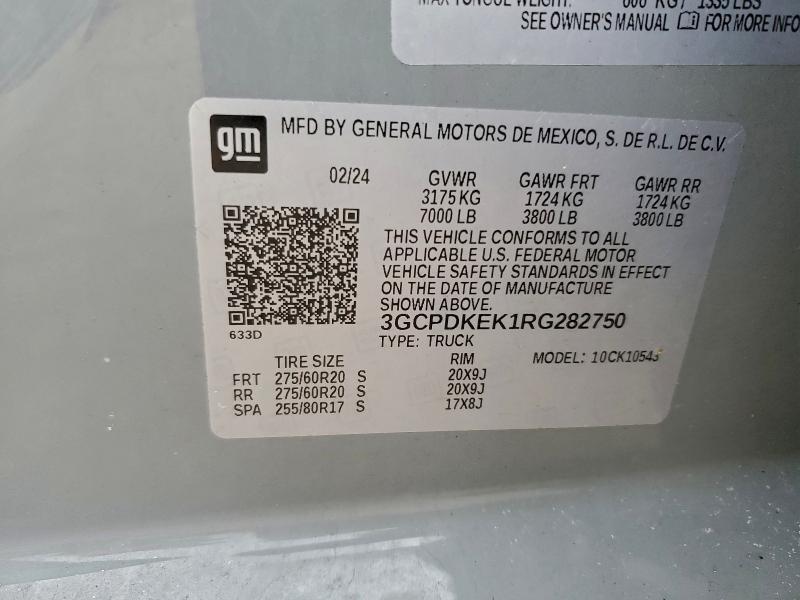 2024 Chevrolet Silverado K1500 Lt-l