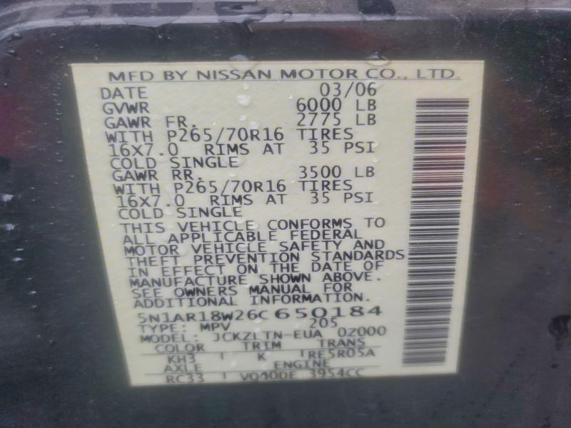 2006 Nissan Pathfinder le