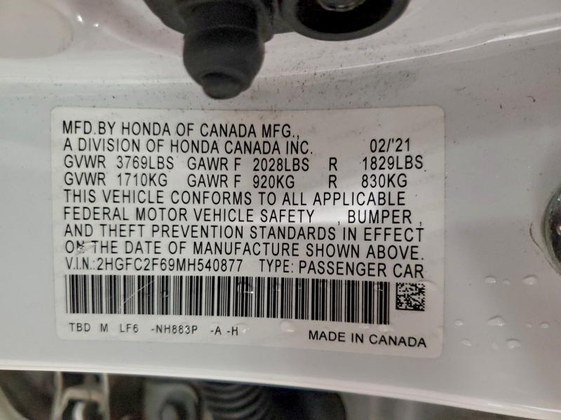 2021 Honda Civic lx