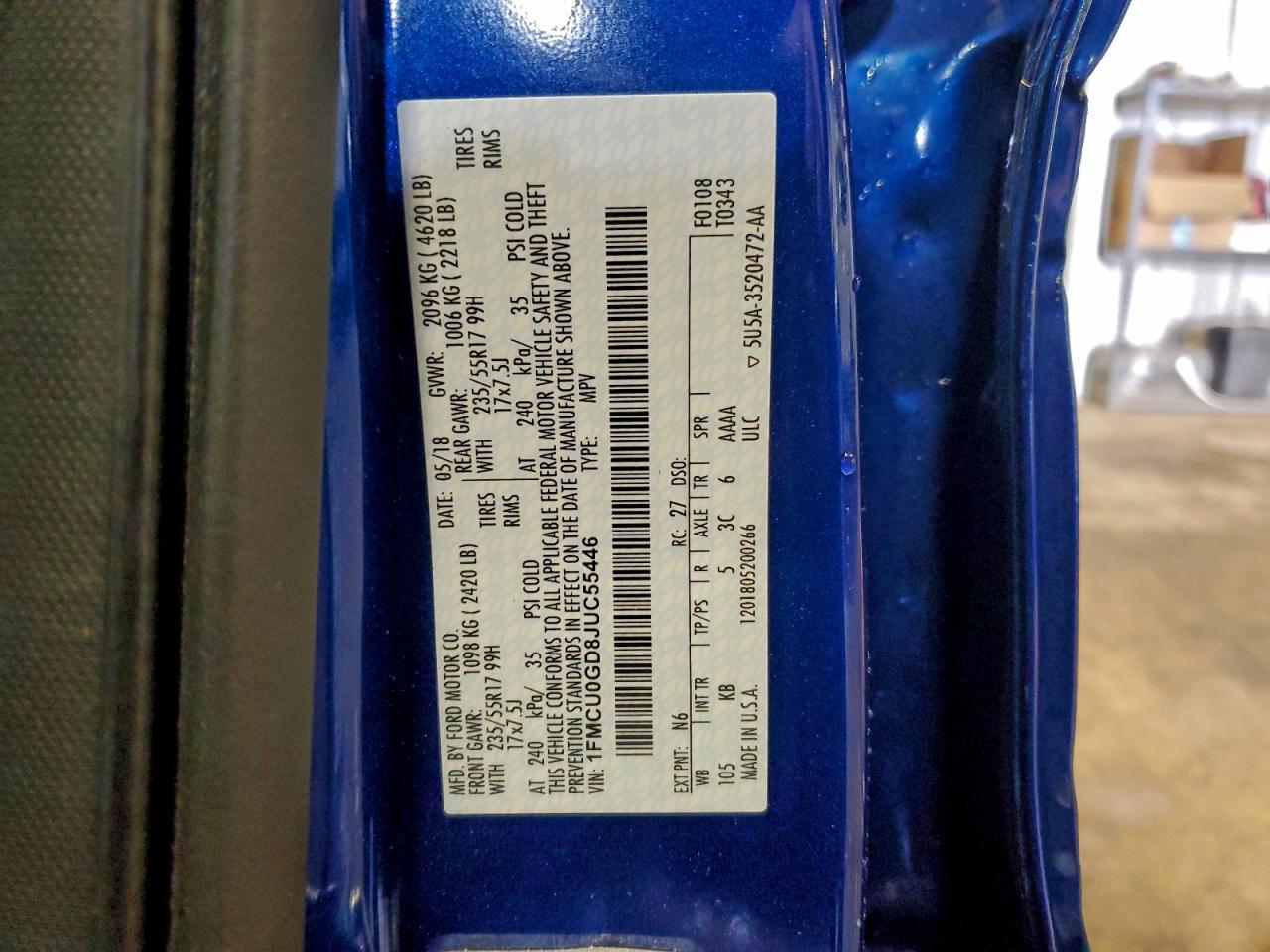 2018 Ford Escape se
