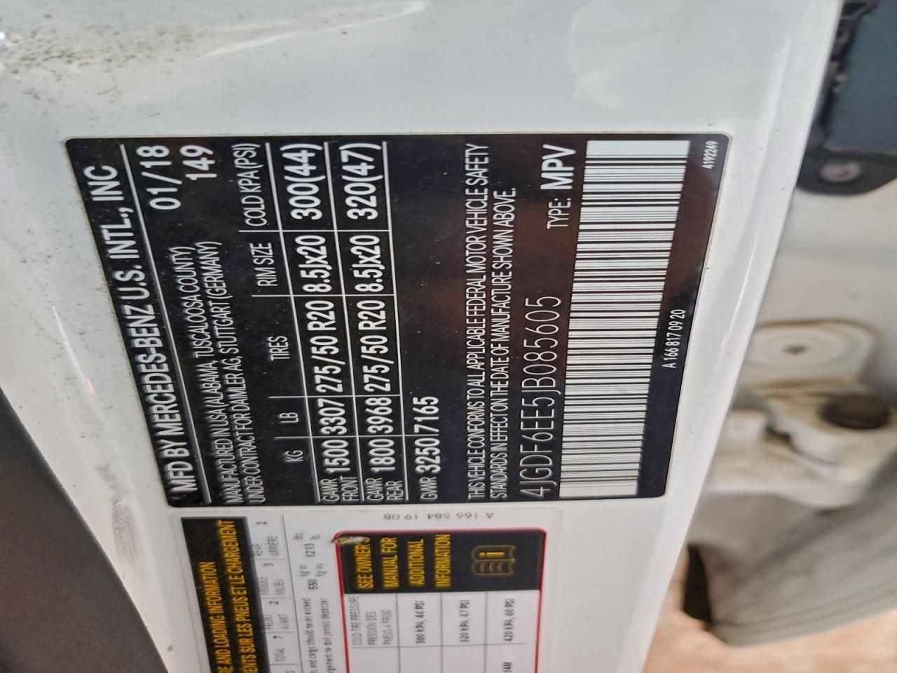 2018 Mercedes-Benz Gls 450 4matic