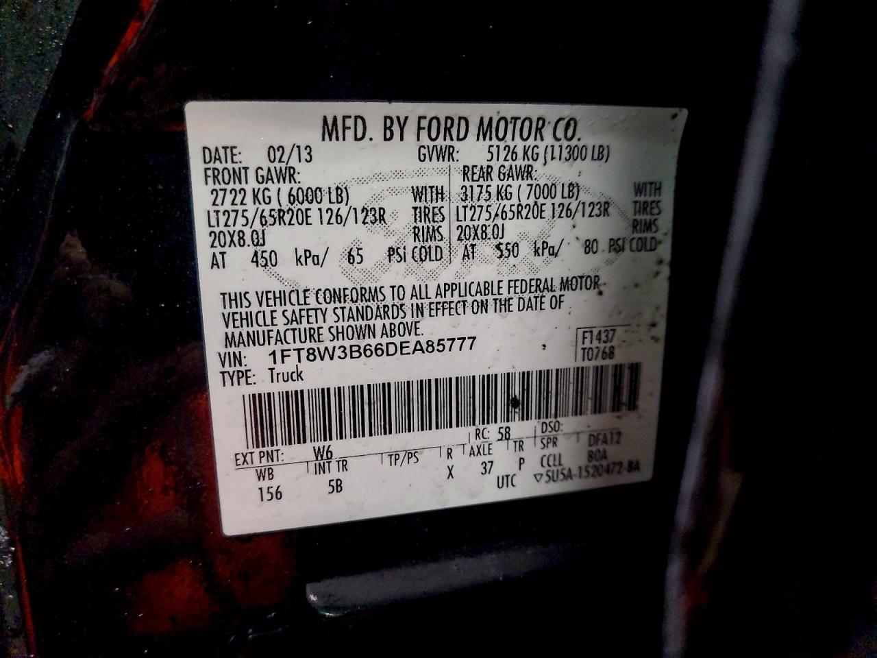 2013 Ford F350 Crew C PU 4X4