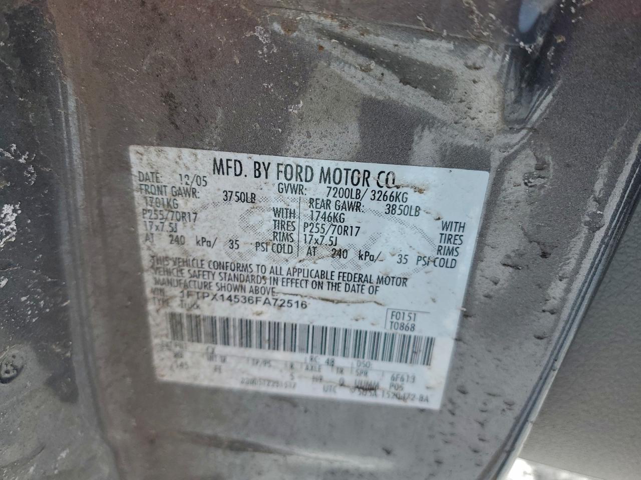 2006 Ford F150