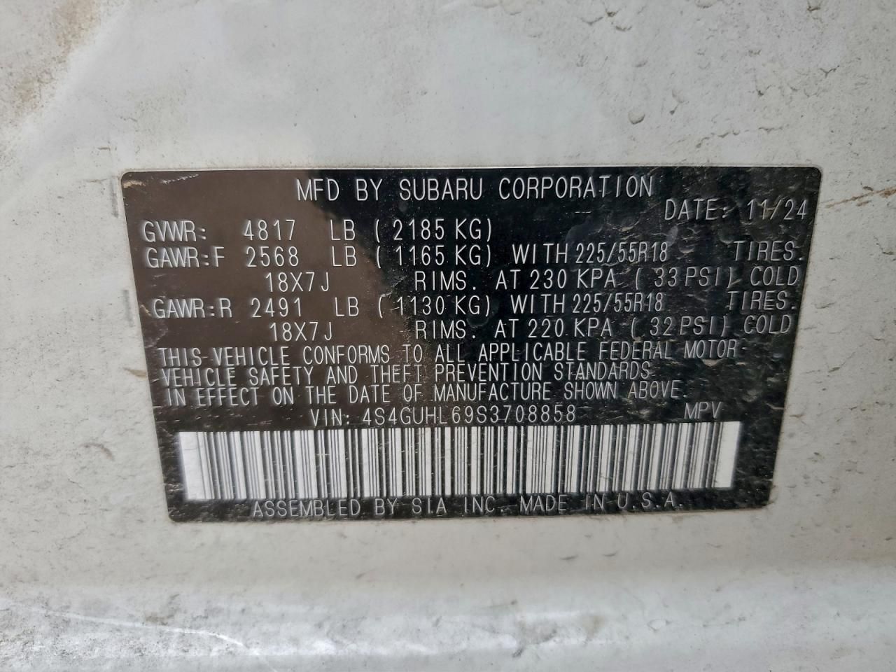 2025 Subaru Crosstrek Limited