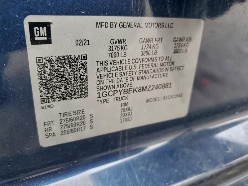 2021 Chevrolet Silverado K1500 Custom