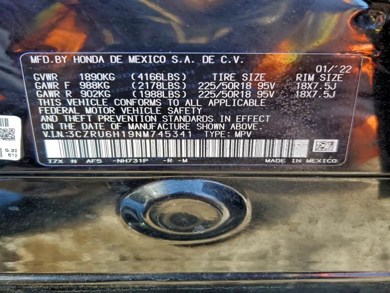 2022 Honda Hr-v Sport