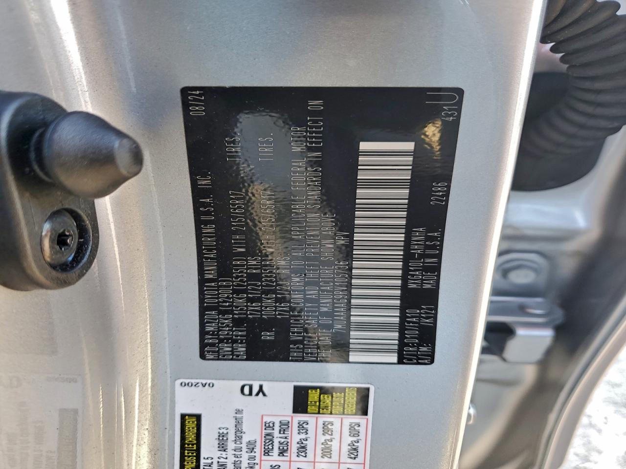 2024 Toyota Corolla Cross l