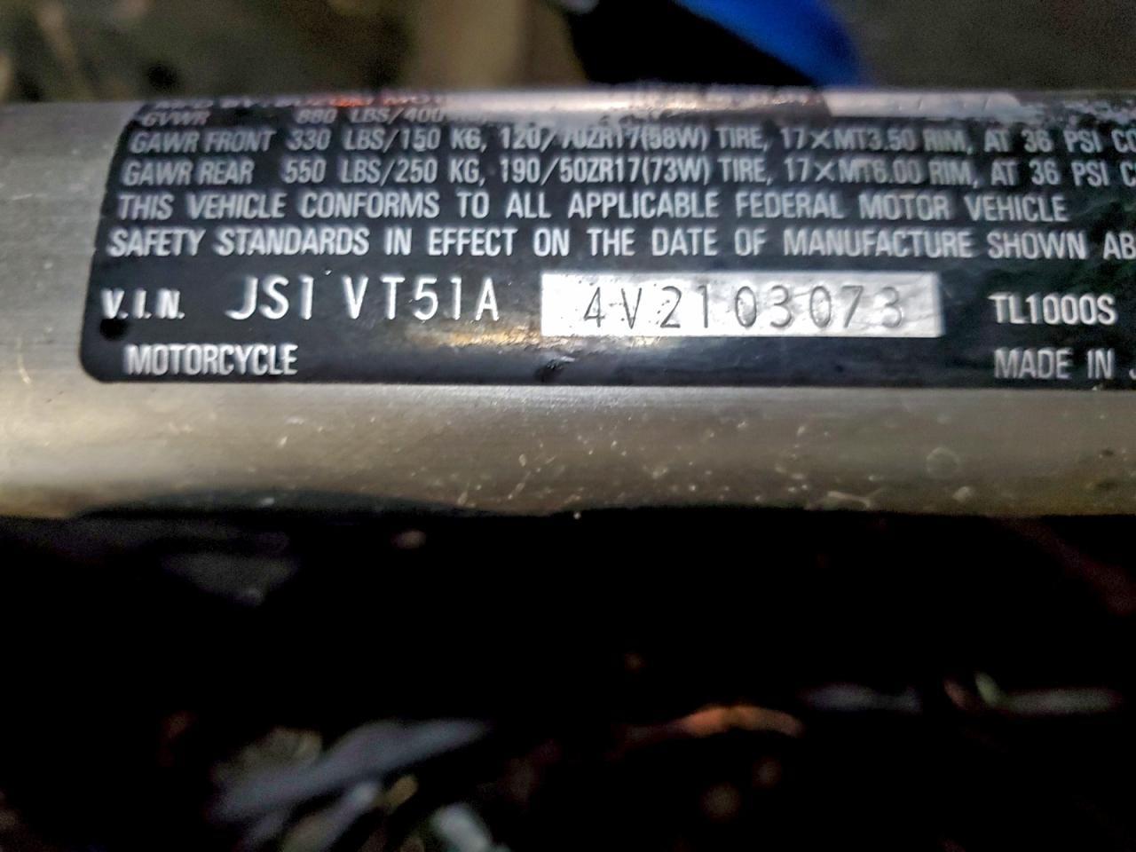 1997 Suzuki TL1000 S