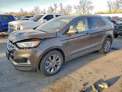 Salvage cars for sale from Copart Bridgeton, MO: 2019 Ford Edge Titanium
