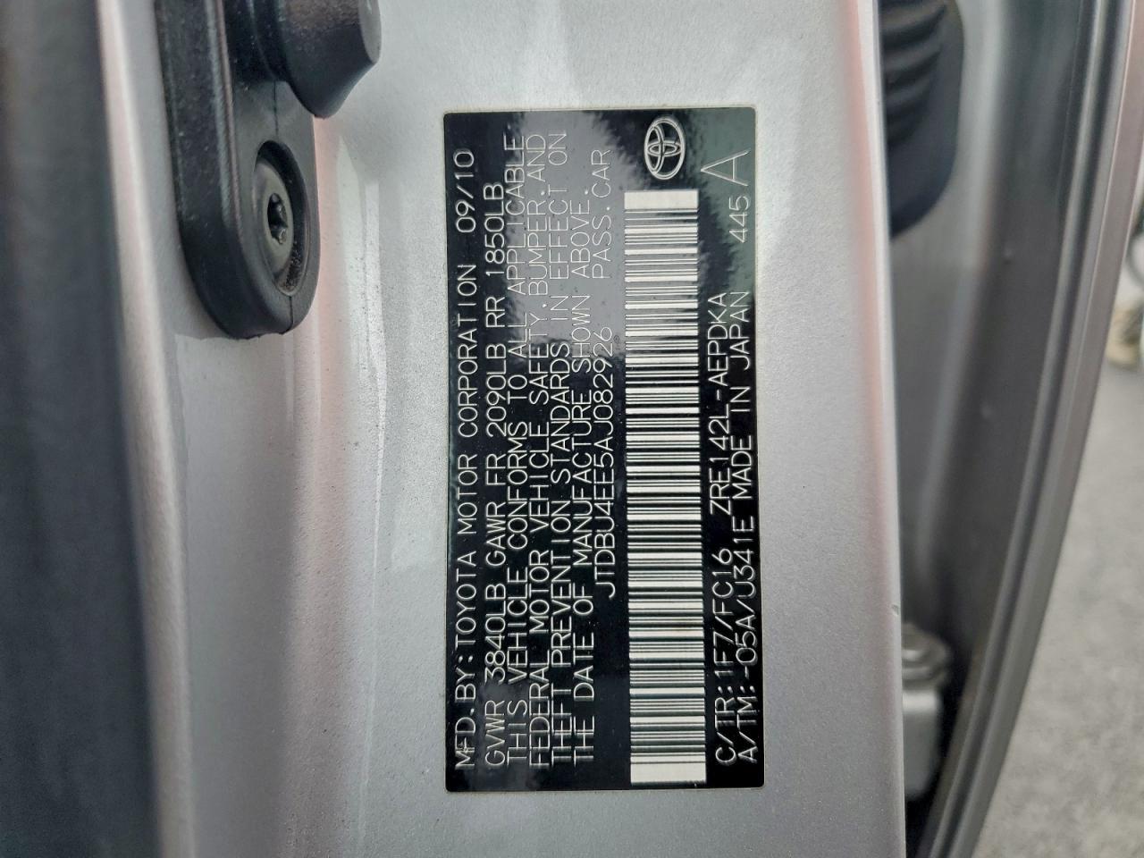 2010 Toyota Corolla Base