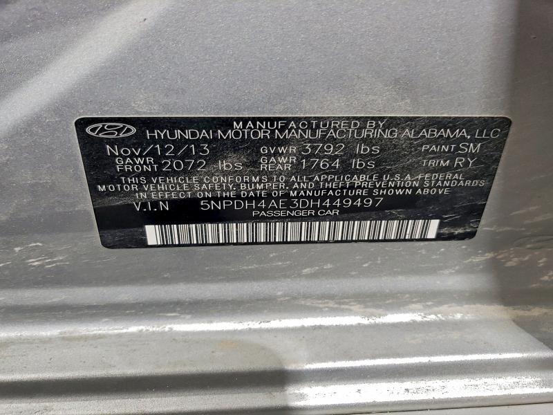2013 Hyundai Elantra gls