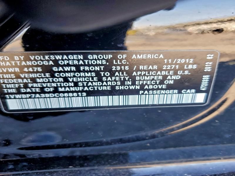 2013 Volkswagen Passat se