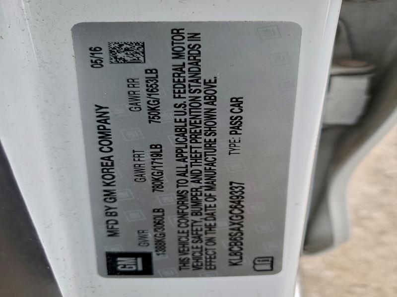 2016 Chevrolet Spark ls