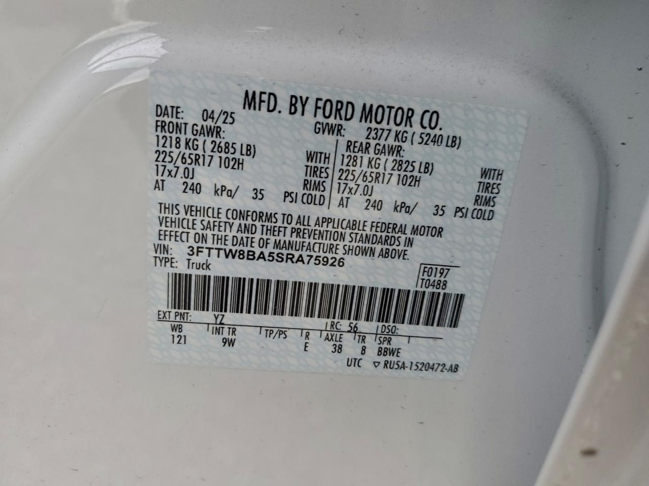 2025 Ford Maverick xl