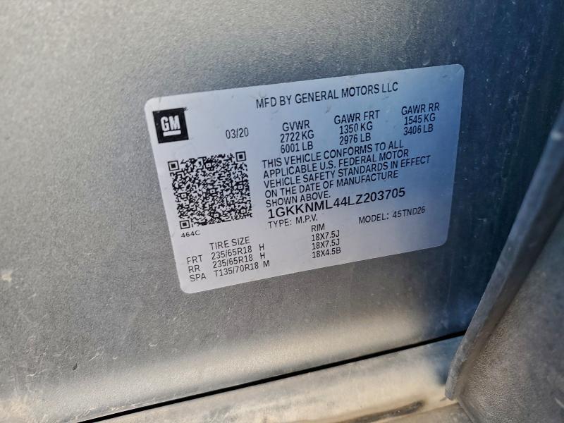 2020 GMC Acadia slt
