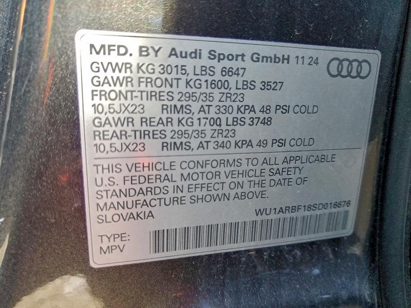 2025 Audi Rs Q8