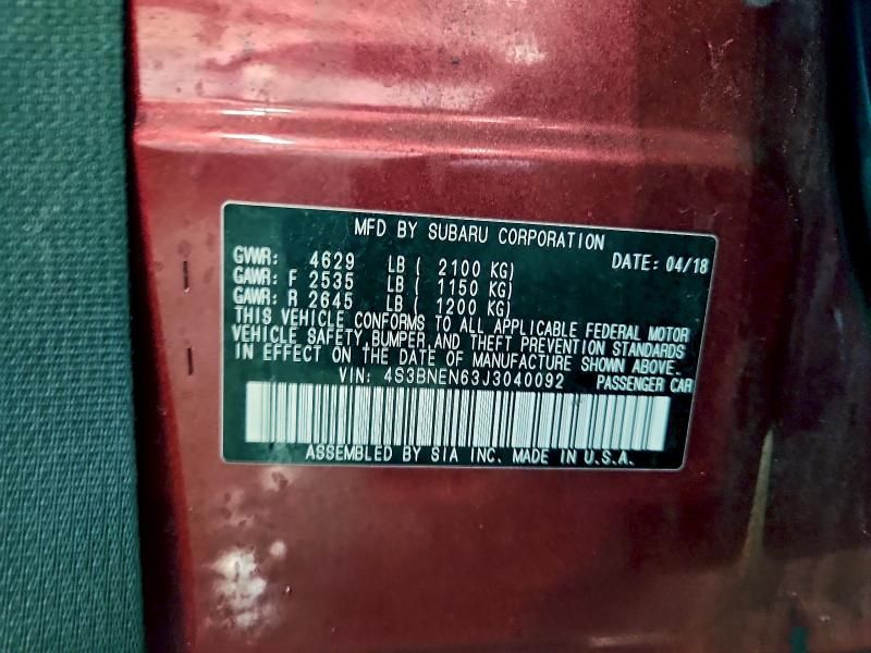 2018 Subaru Legacy 3.6r Limited