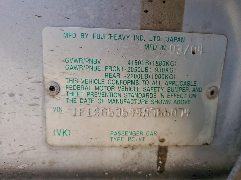 2004 Subaru Forester 2.5x