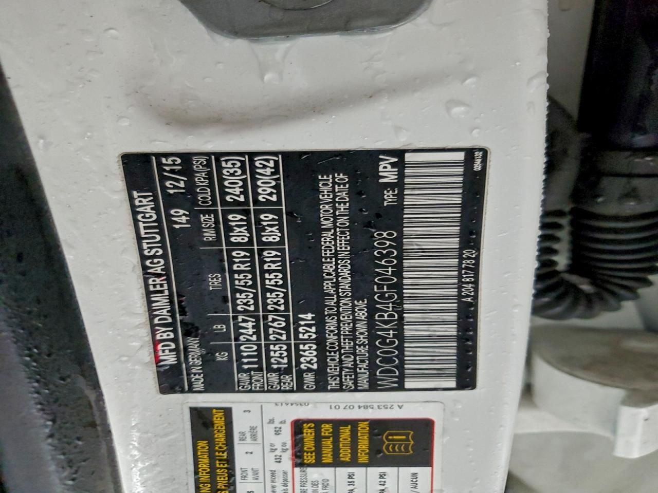 2016 Mercedes-Benz Glc 300 4matic