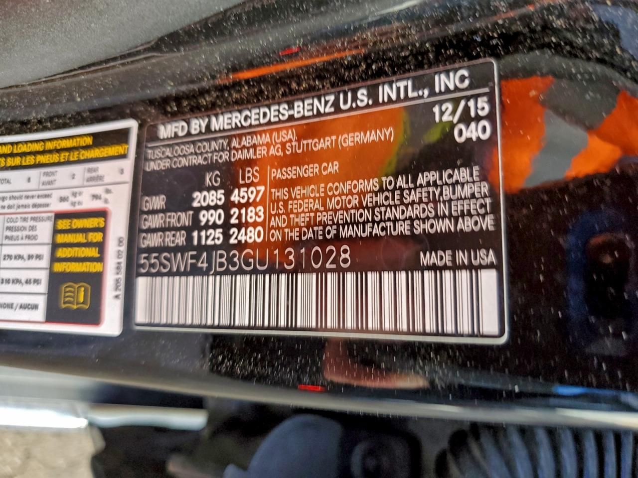 2016 Mercedes-Benz C300