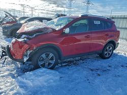 Salvage cars for sale from Copart Elgin, IL: 2015 Toyota Rav4 xle