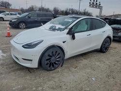 Tesla Model y salvage cars for sale: 2022 Tesla Model y